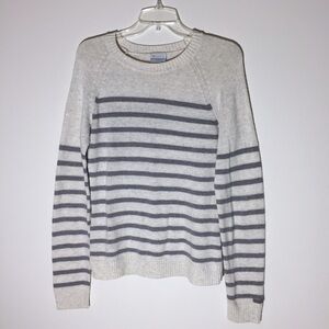 Columbia Striped Knit Sweater Cotton Wool Blend XS
